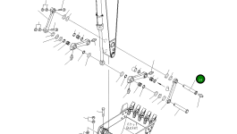 Палец 21K-70-23220 Komatsu