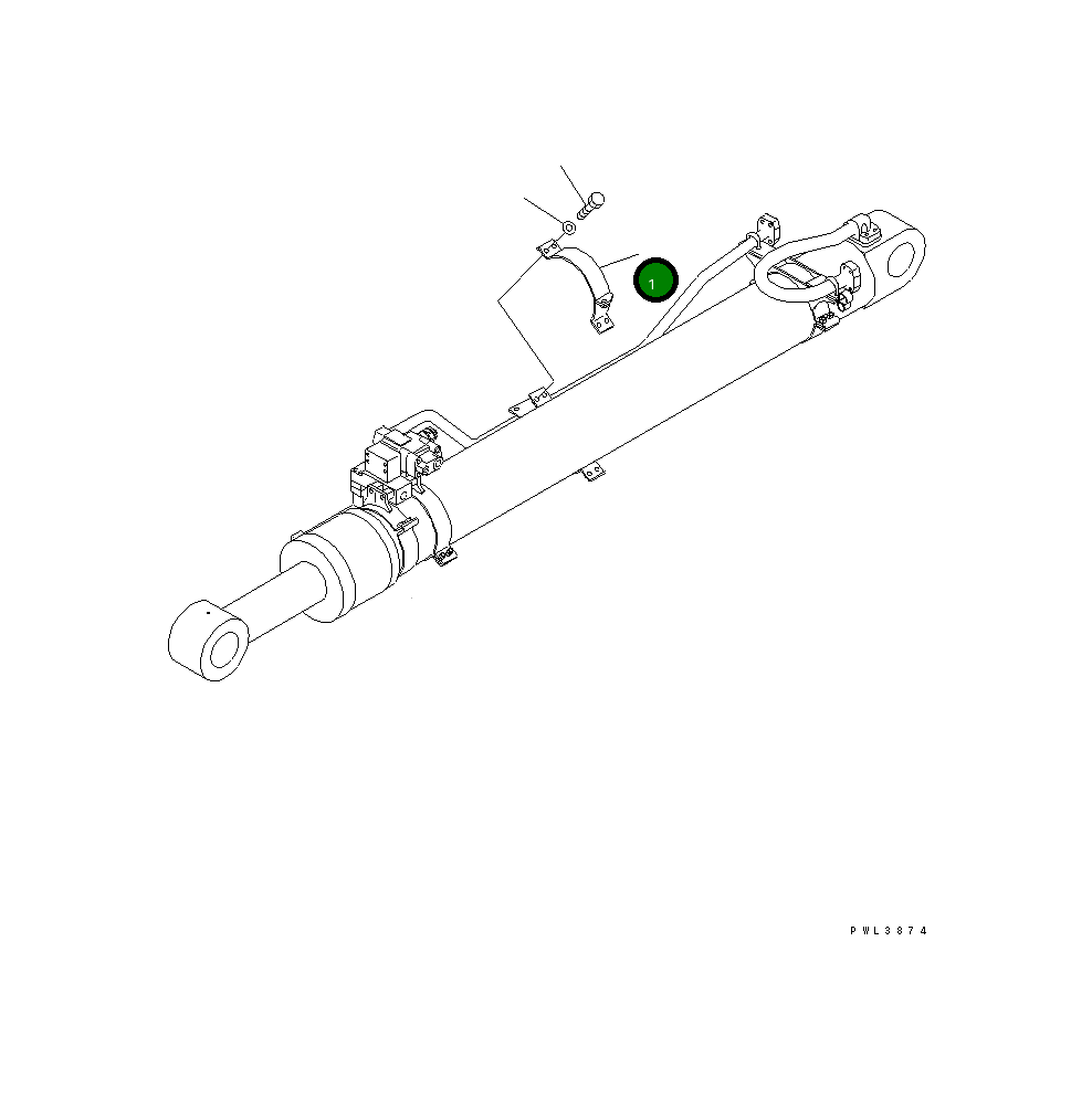 Кронштейн 21M-63-62160 Komatsu