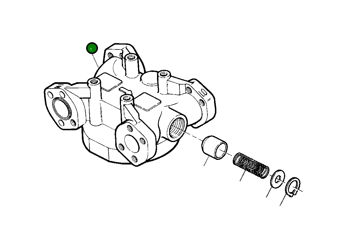 Основание фильтра 742 507 C1 Komatsu