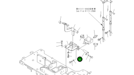 Палец 22J-43-15171 Komatsu