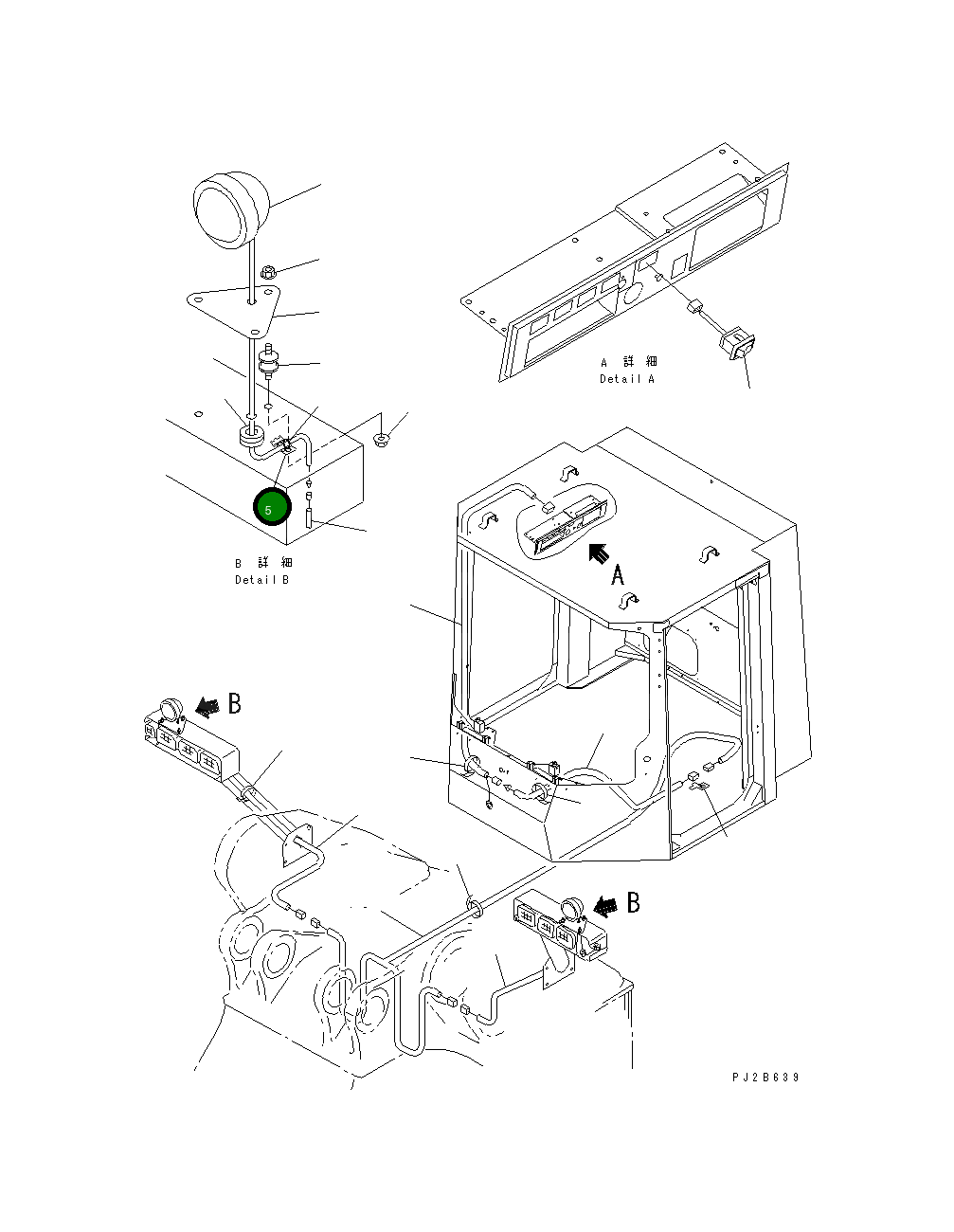 Клипса 22W-06-21411 Komatsu