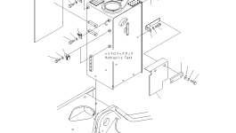Лист 22U-60-27190 Komatsu