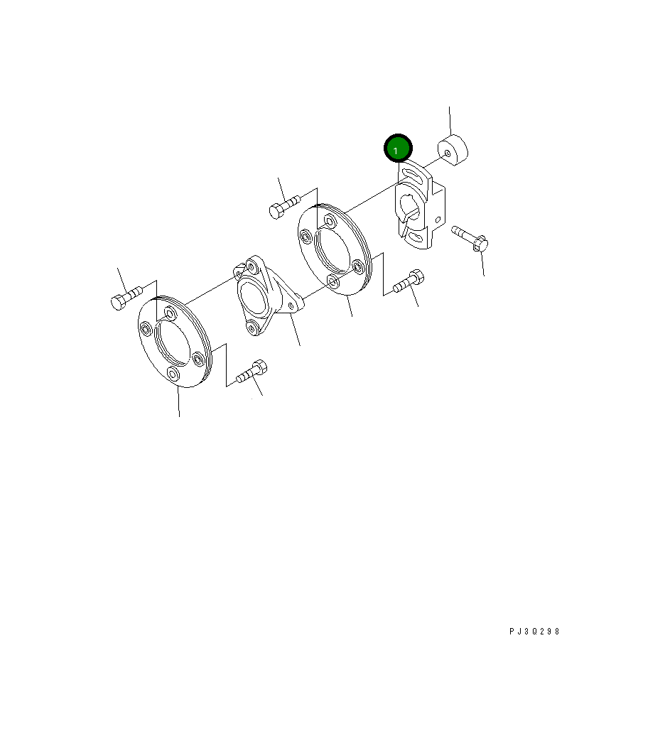 Муфта DK156632-5000 Komatsu