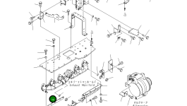 Кронштейн 6745-11-5880 Komatsu