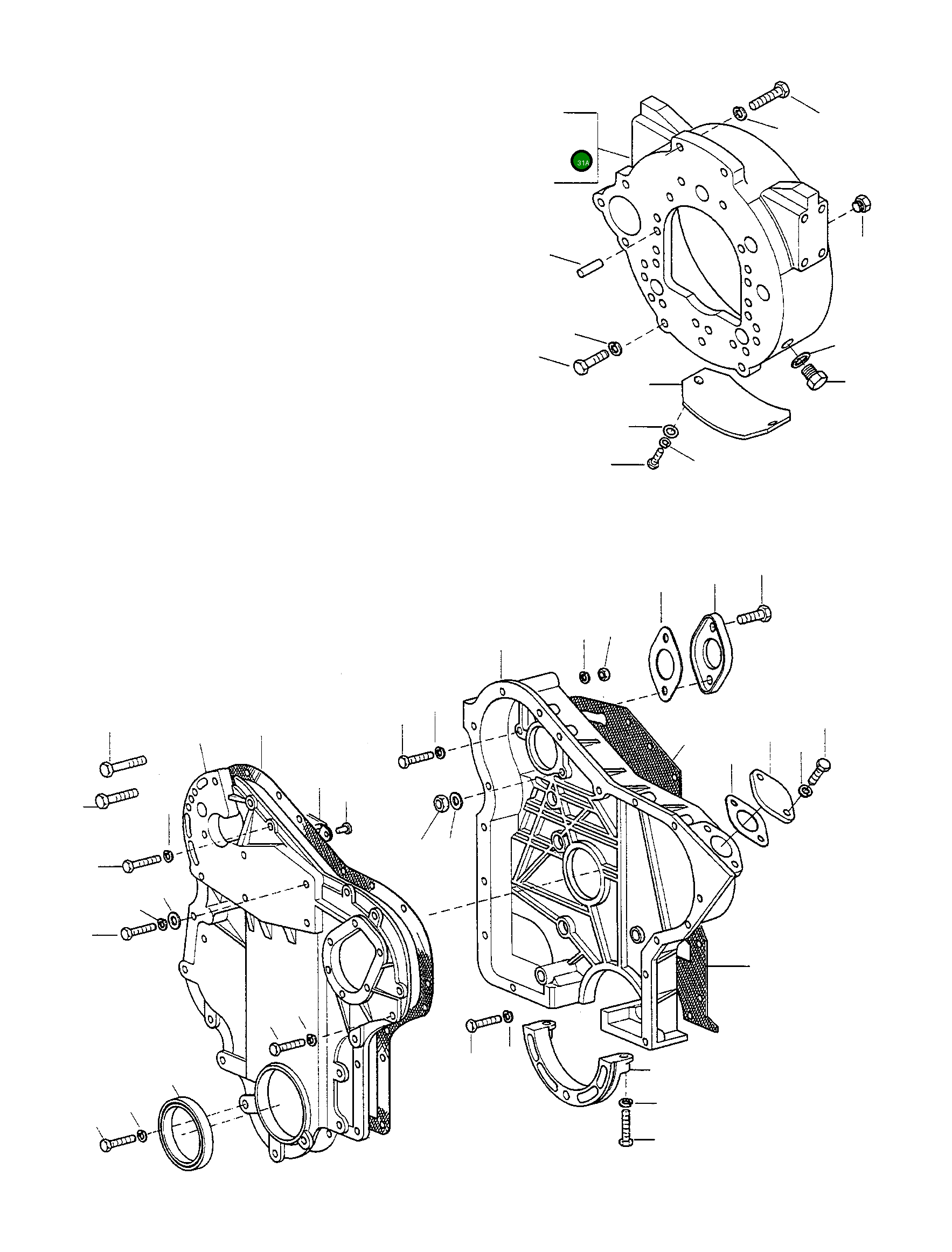 Корпус 4920303M1 Komatsu