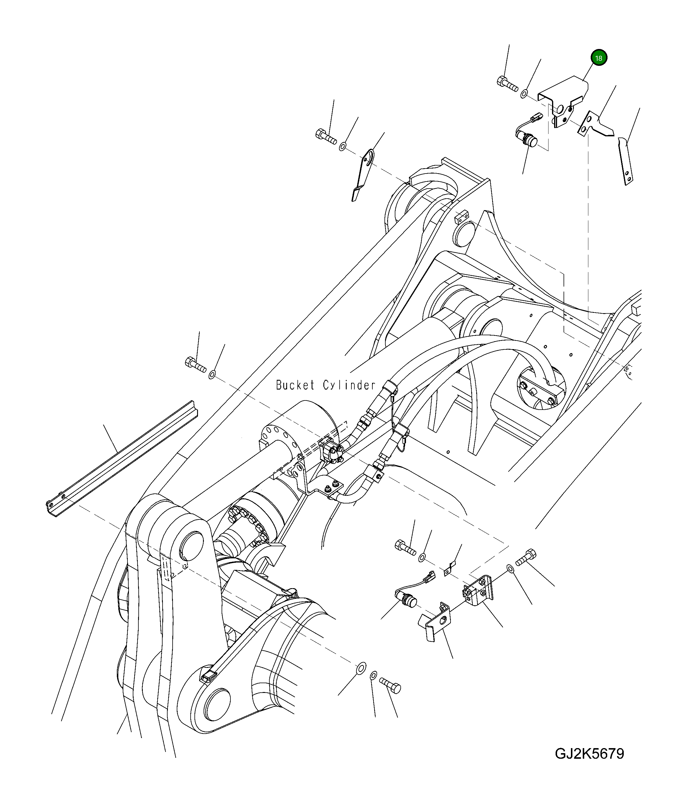 Кронштейн 423-43-H9250 Komatsu