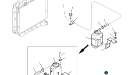 Опора 3F0509603 Komatsu