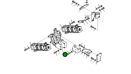 Кронштейн 6262-21-6110 Komatsu