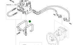 Кронштейн 2195-3267 Komatsu