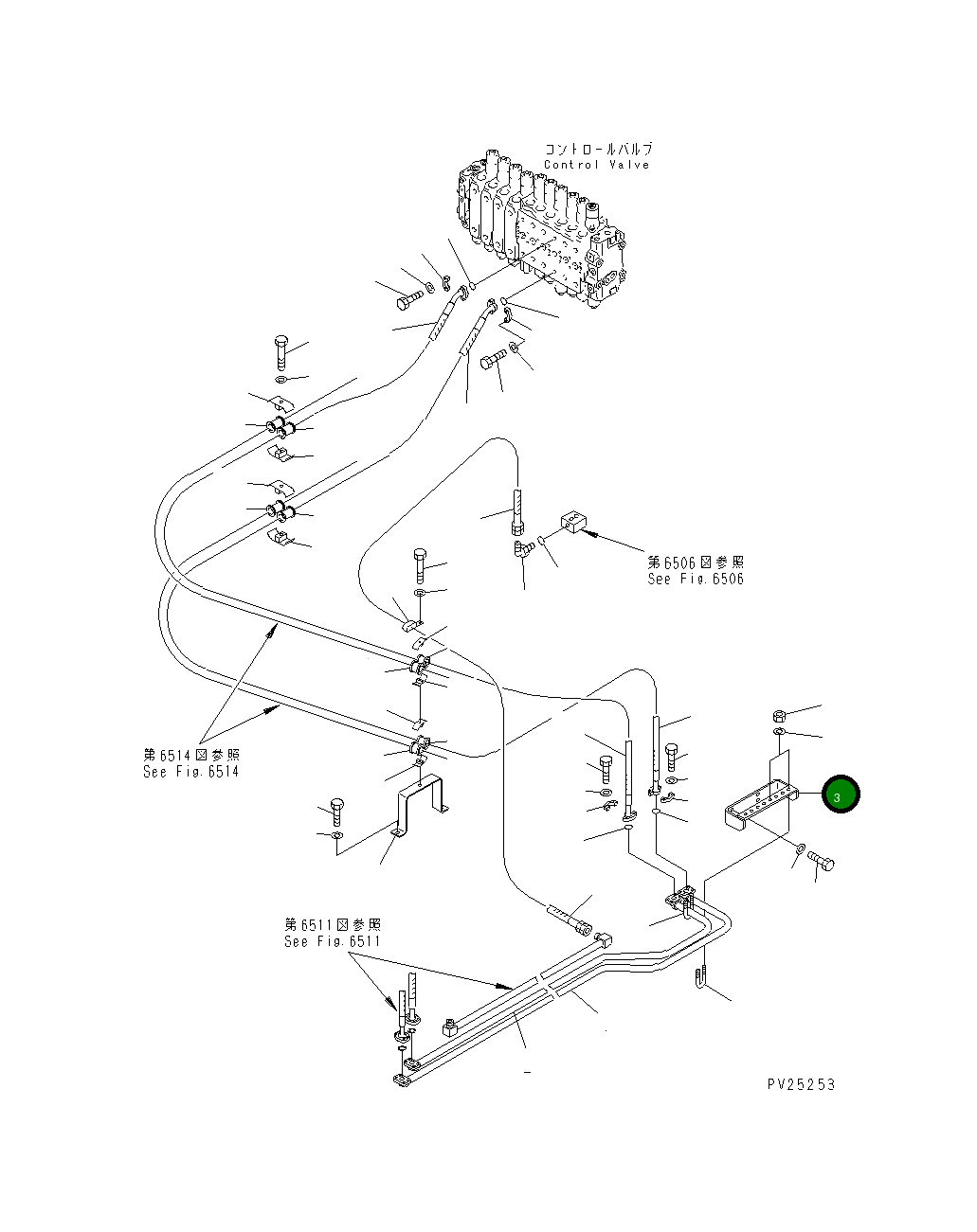 Кронштейн 8233-62-3490 Komatsu