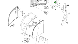 Кронштейн K1009429A Komatsu