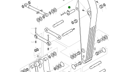 Палец 2123-2482 Komatsu