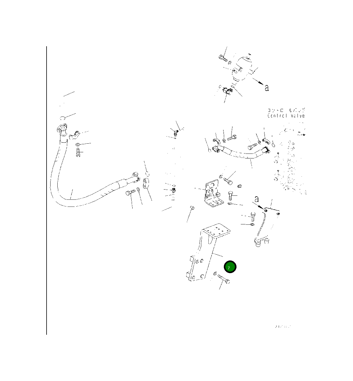 Кронштейн 2A5-62-12671 Komatsu