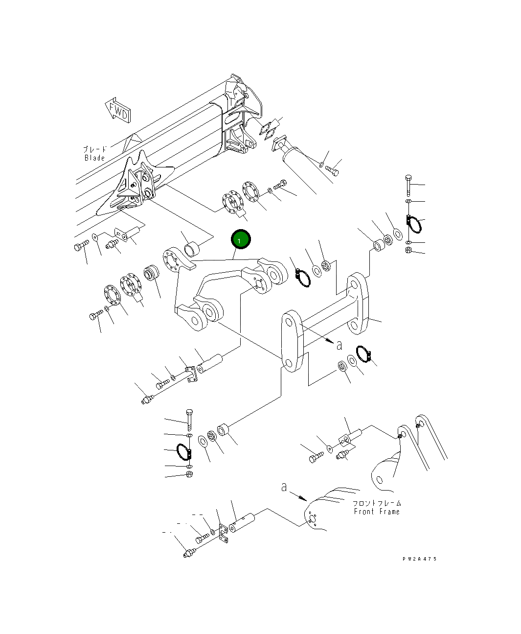 Опора 41D-70-25410 Komatsu