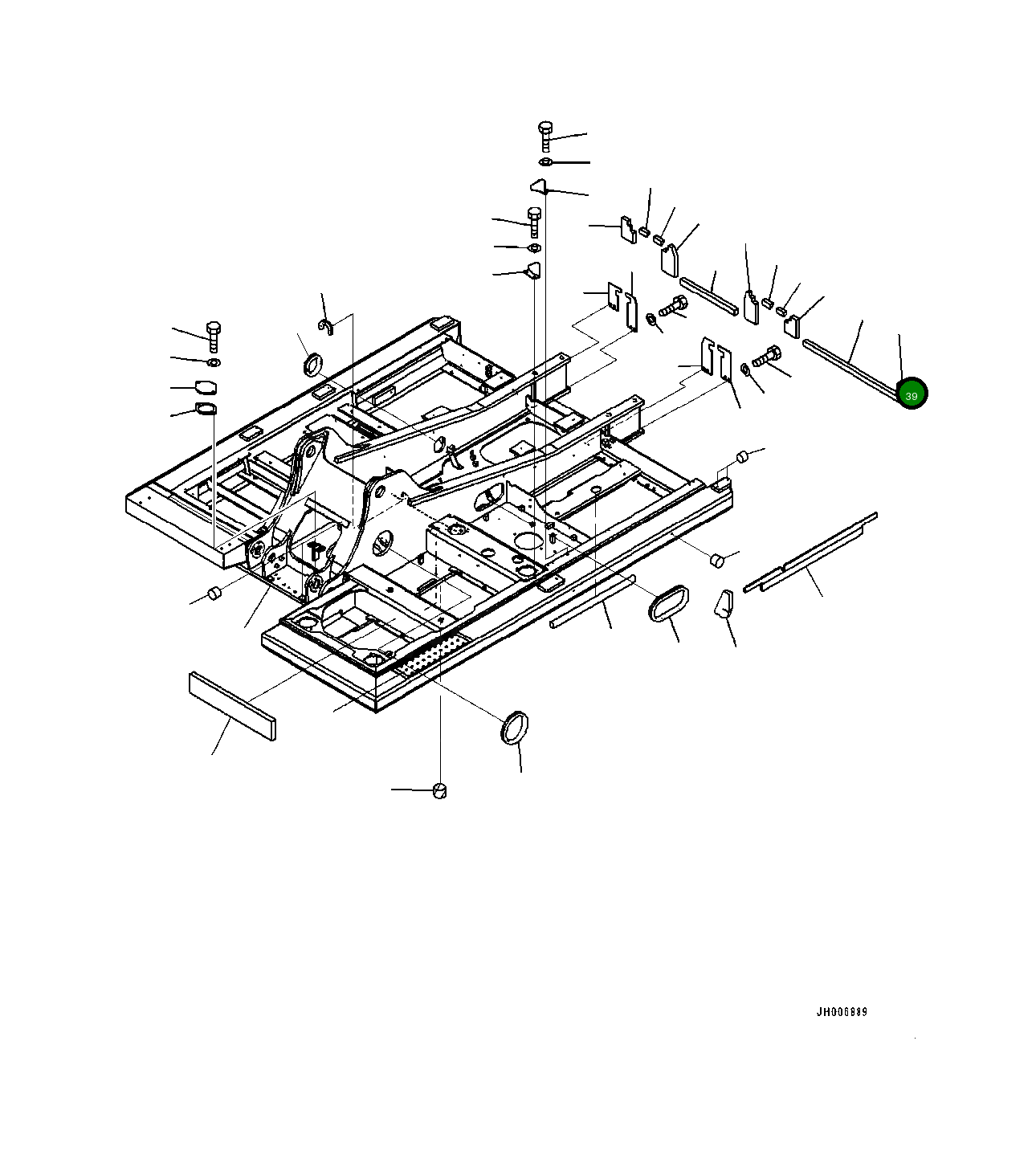 Лист 20Y-46-61350 Komatsu