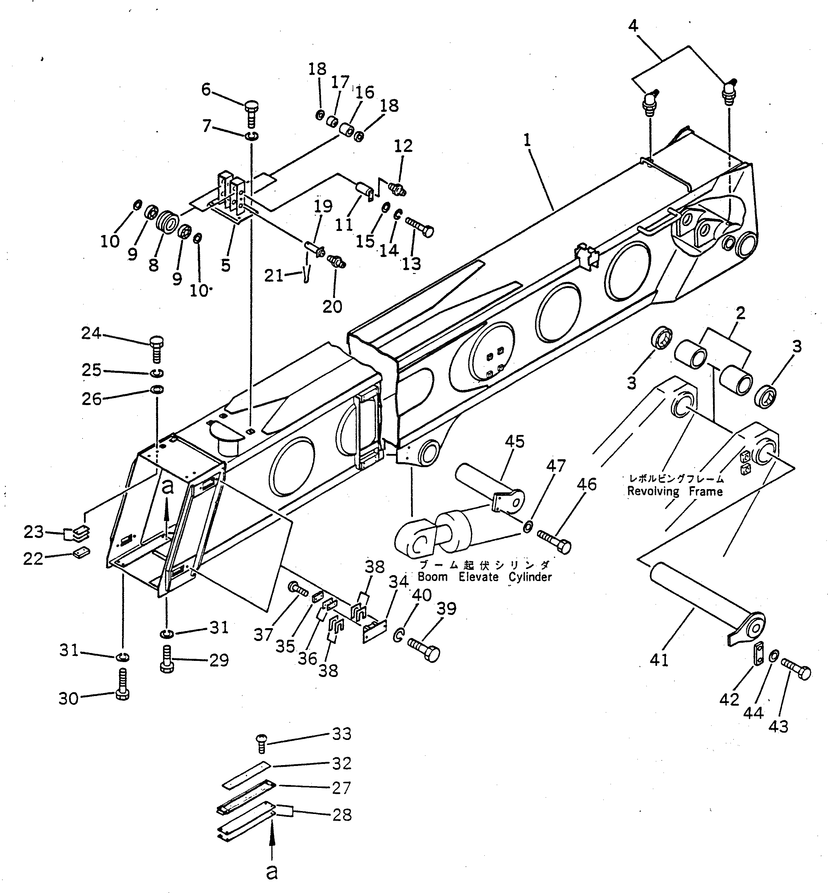 Палец 22W-70-11211 Komatsu