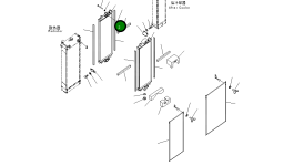 Масляный радиатор 206-03-24150 Komatsu