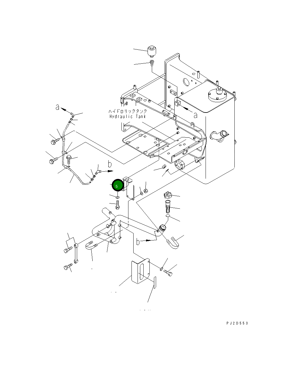 Кронштейн 569-61-82570 Komatsu