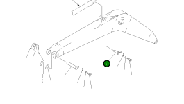 Палец 22U-70-11480 Komatsu