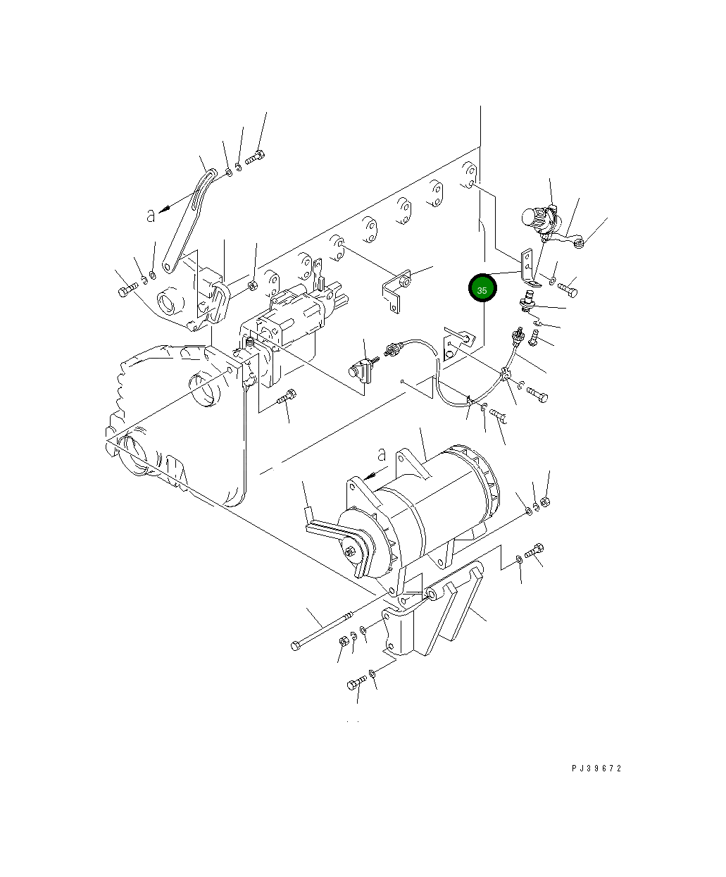 Кронштейн 6711-81-5130 Komatsu