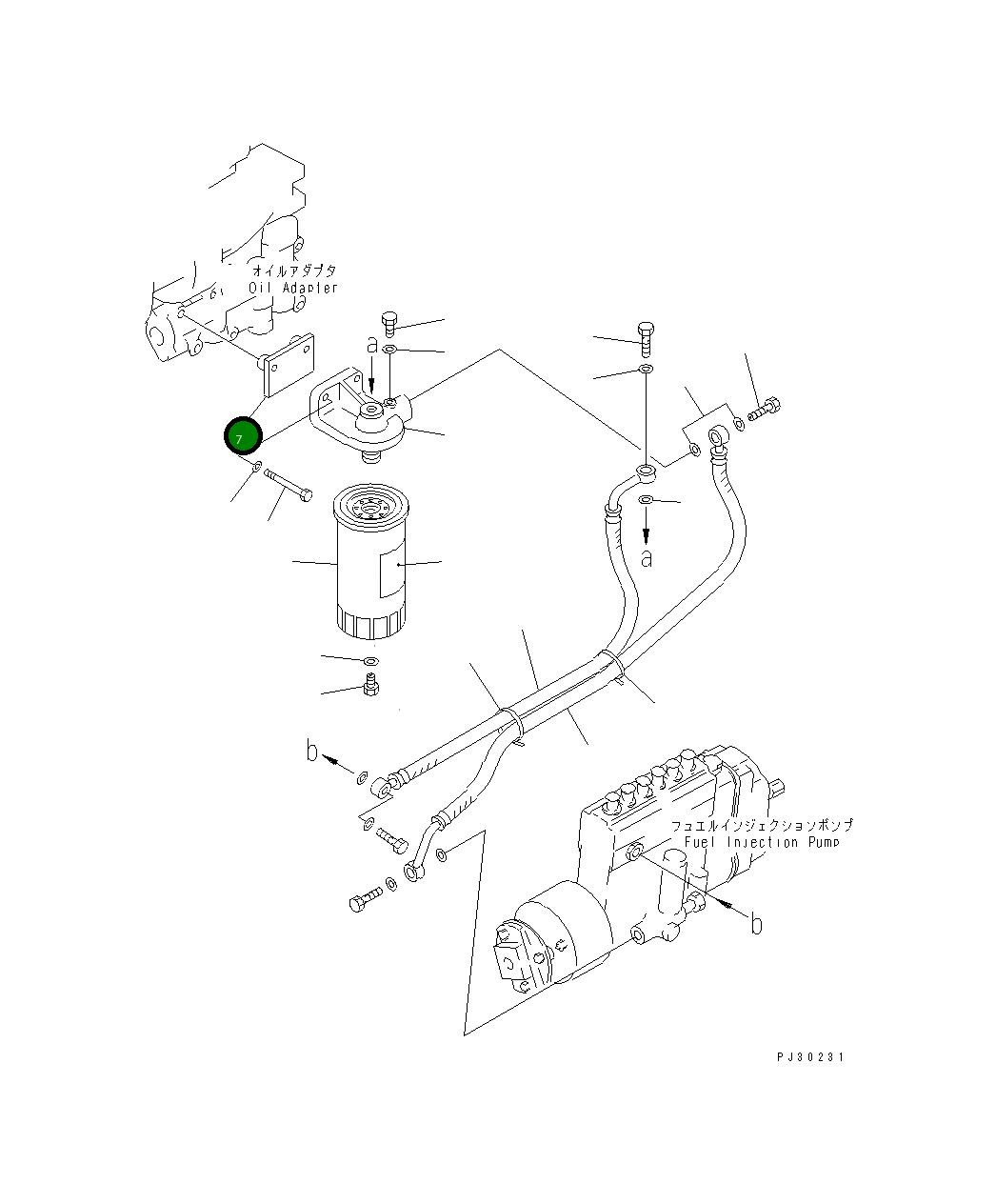 Кронштейн 6151-71-6210 Komatsu