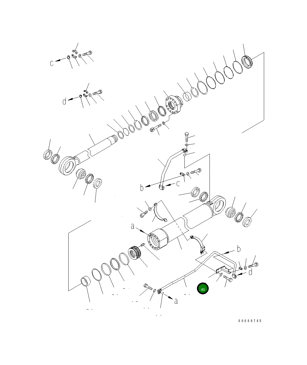 Кронштейн 707-88-28620 Komatsu
