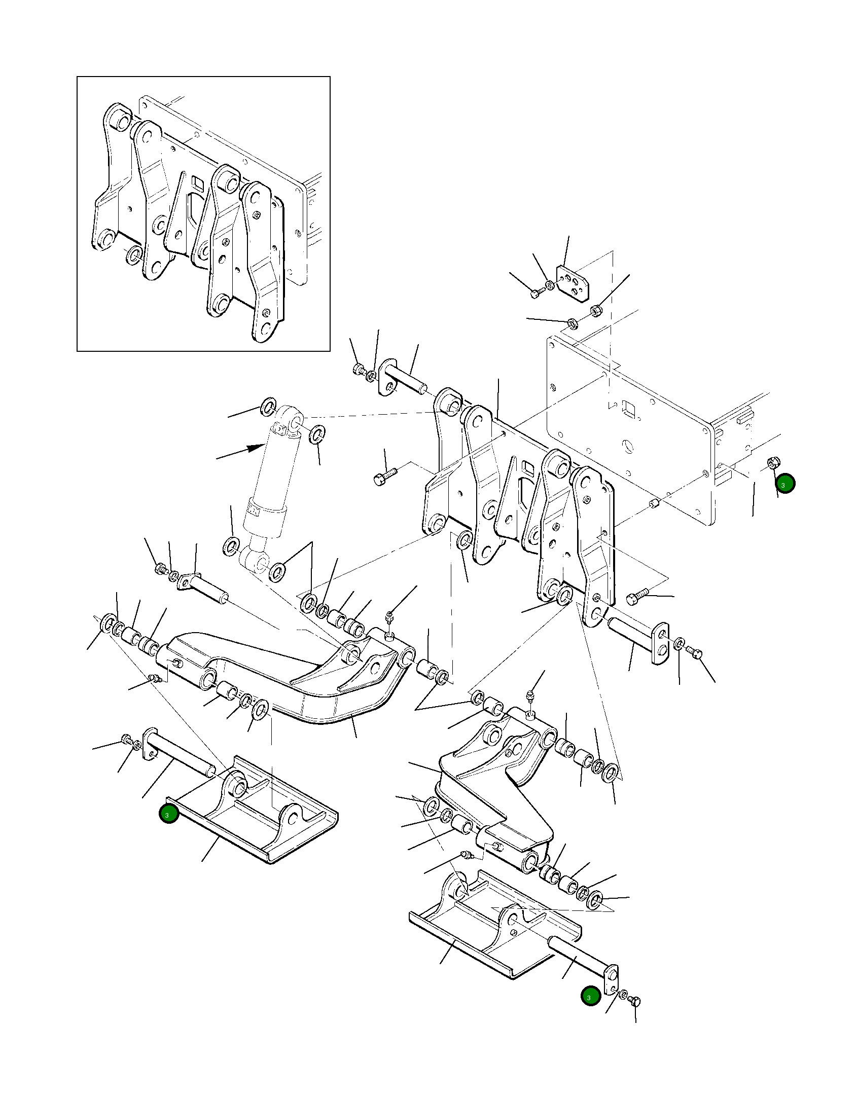 Палец 21D-09-43190 Komatsu