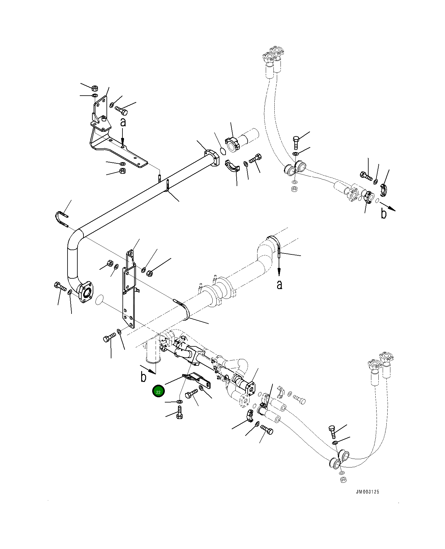 Кронштейн 561-61-84433 Komatsu