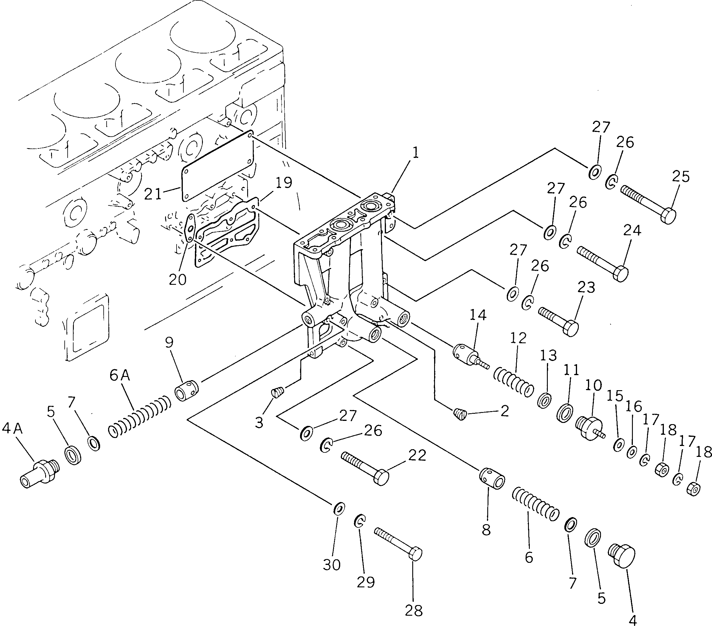 Пробка 600-211-1860 Komatsu
