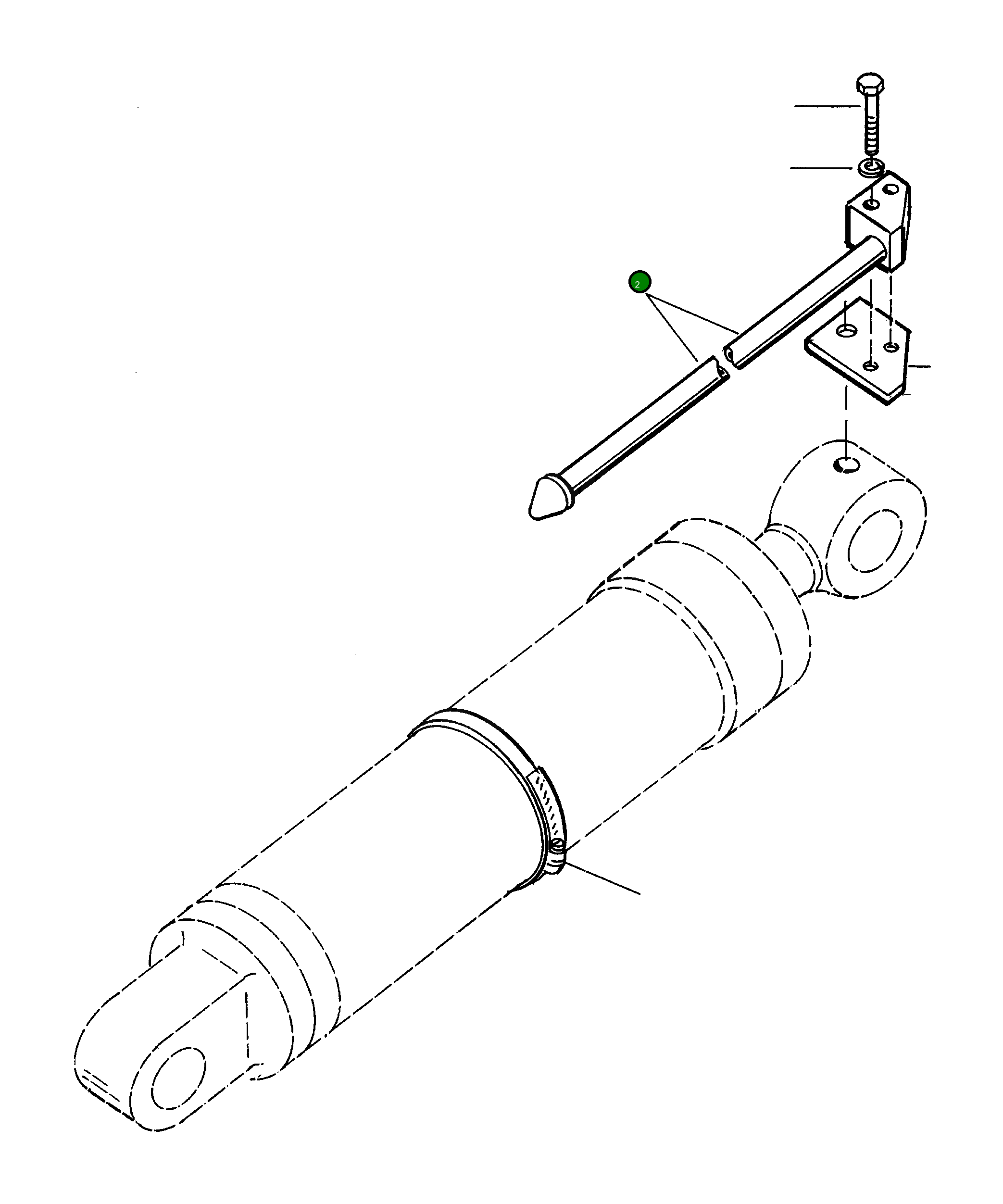 Кронштейн 4211176M91 Komatsu