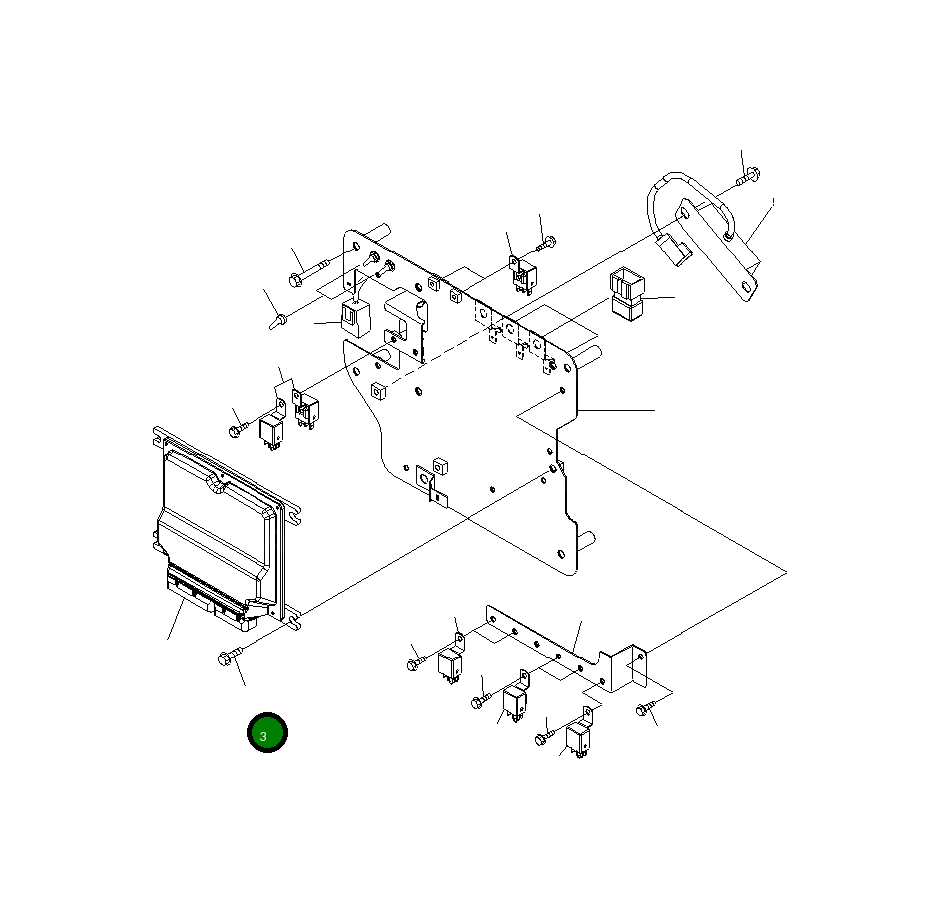 Контроллер 7835-46-1008 Komatsu