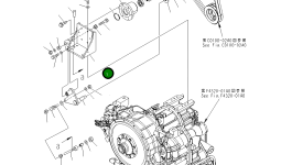 Кронштейн 23B-02-67310 Komatsu
