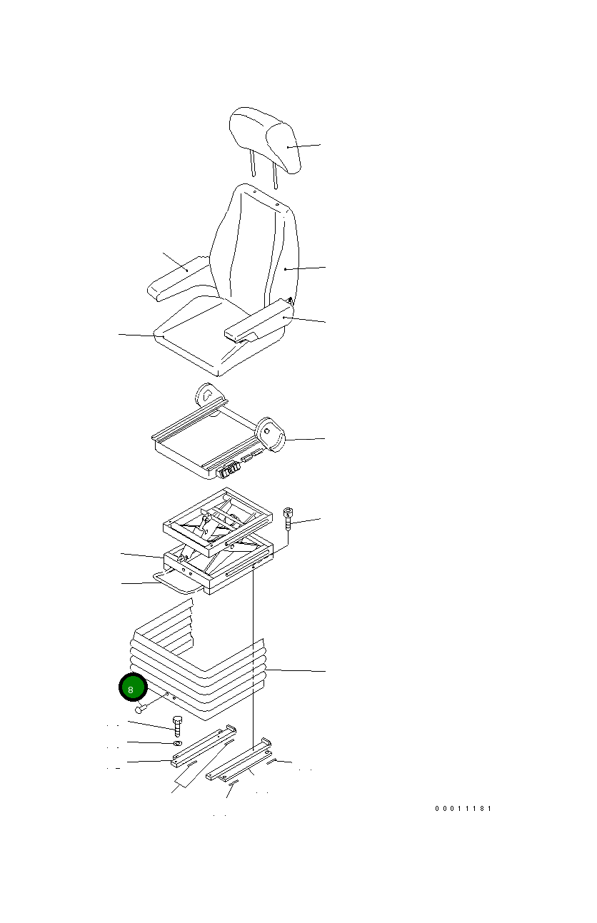 Клипса TG98781-01 Komatsu