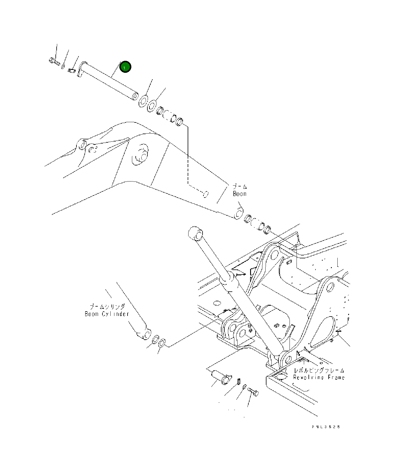 Палец 21M-70-11320 Komatsu