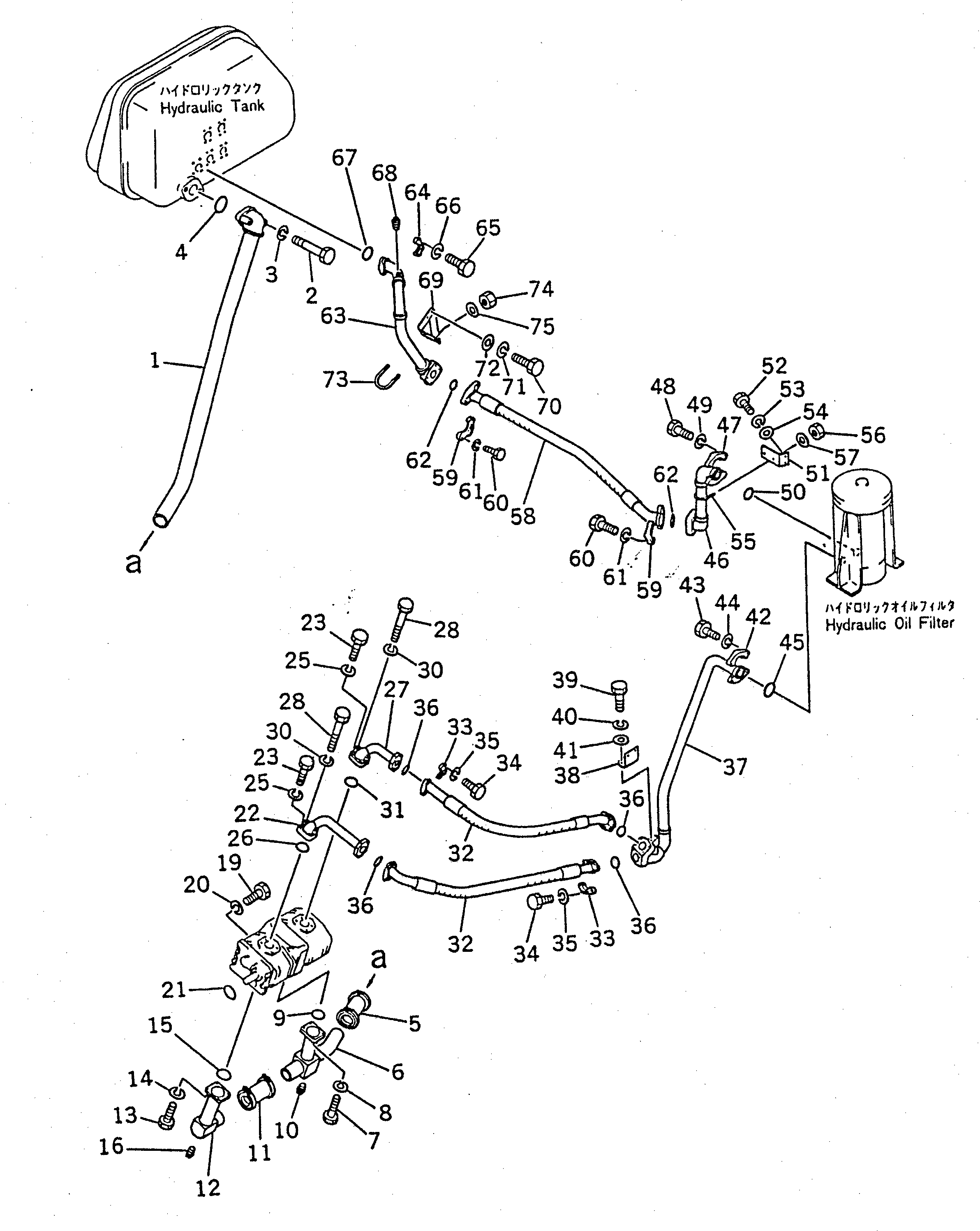 Трубка 178-61-11140 Komatsu
