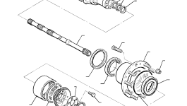 Опора HU1766231 Komatsu