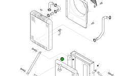 Масляный радиатор 13E72000 Komatsu