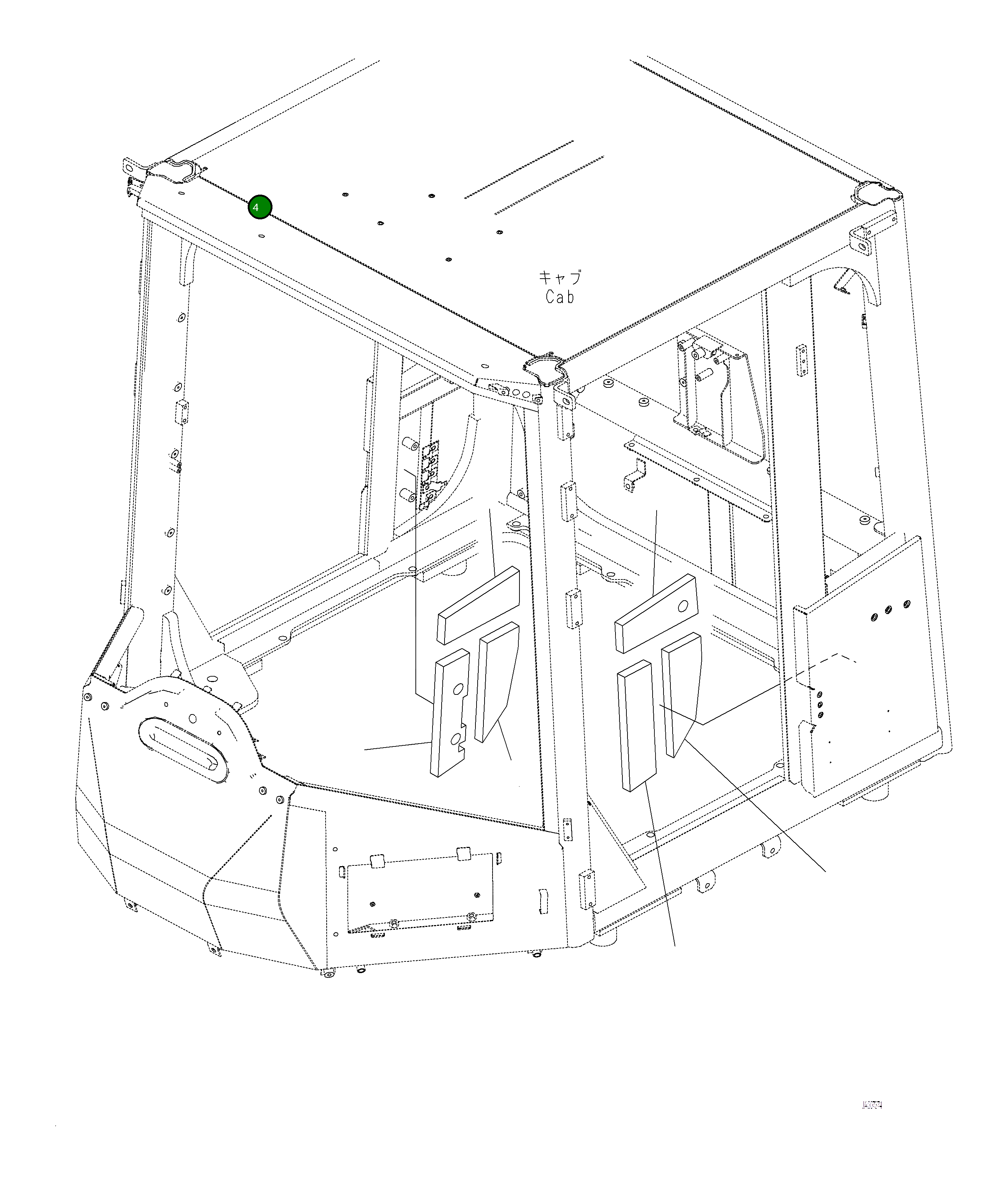 Лист 423-54-55640 Komatsu