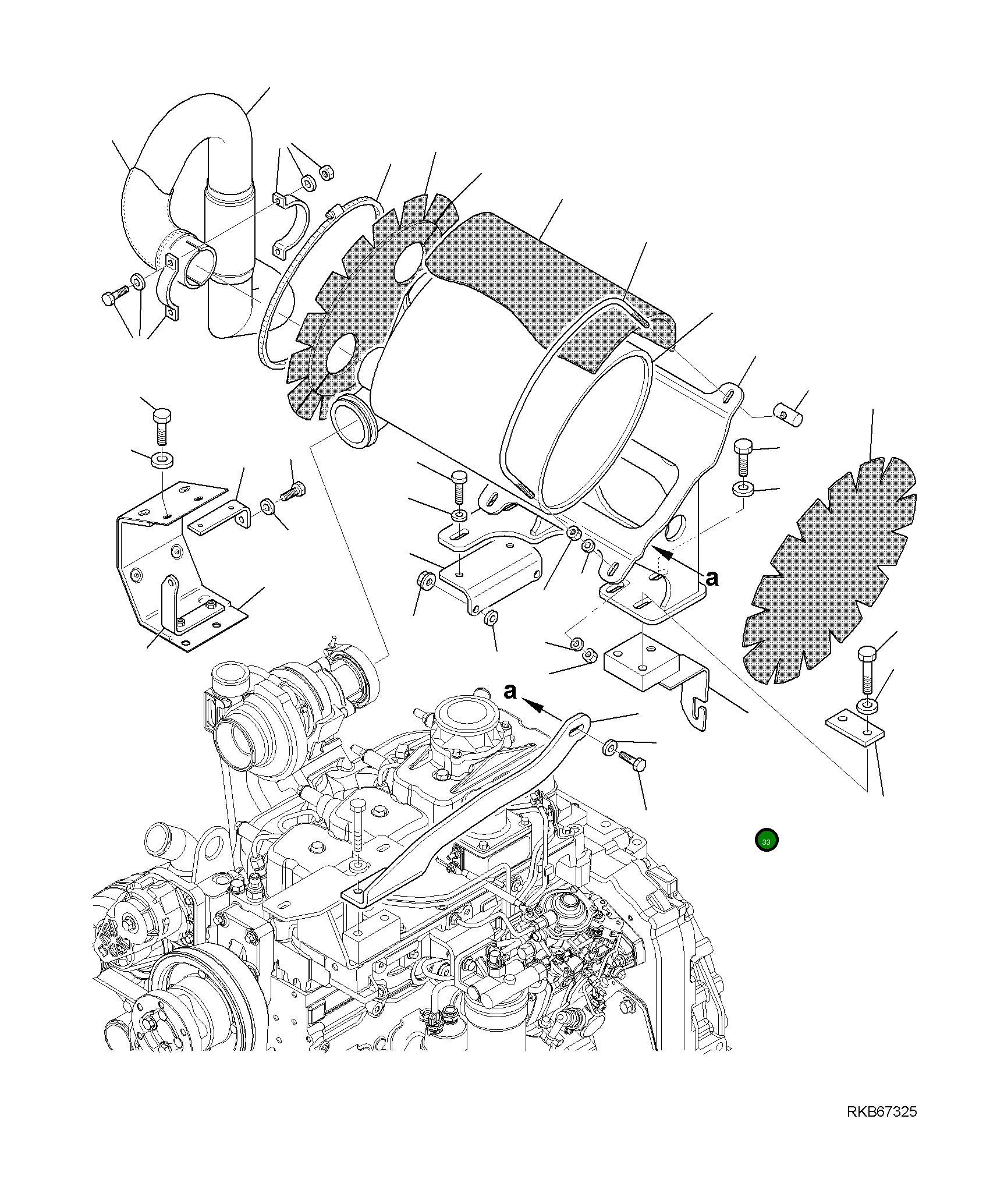 Кронштейн 42N-02-13612 Komatsu
