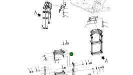 Кронштейн 23B-54-74242 Komatsu