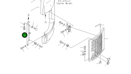 Кронштейн 22B-54-11861 Komatsu