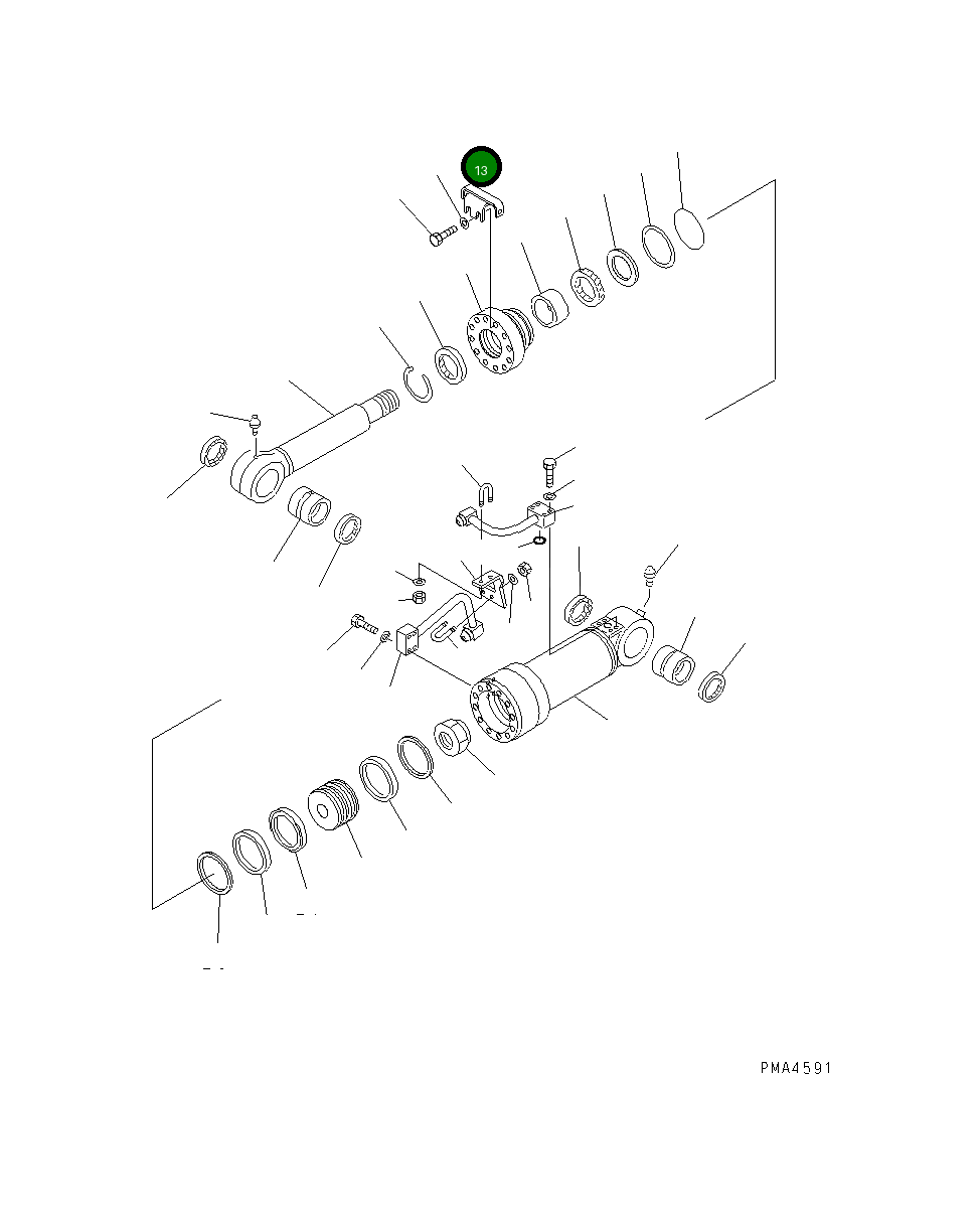 Кронштейн 707-88-83200 Komatsu