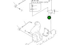 Кронштейн 6151-81-4510 Komatsu