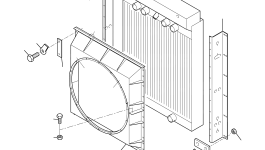 Капот 883 897 40 Komatsu