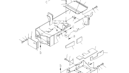 Лист 415-54-24791 Komatsu
