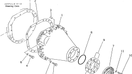 Корпус 10F-B74-3110 Komatsu