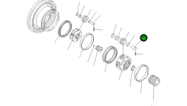 Палец 209-27-71480 Komatsu