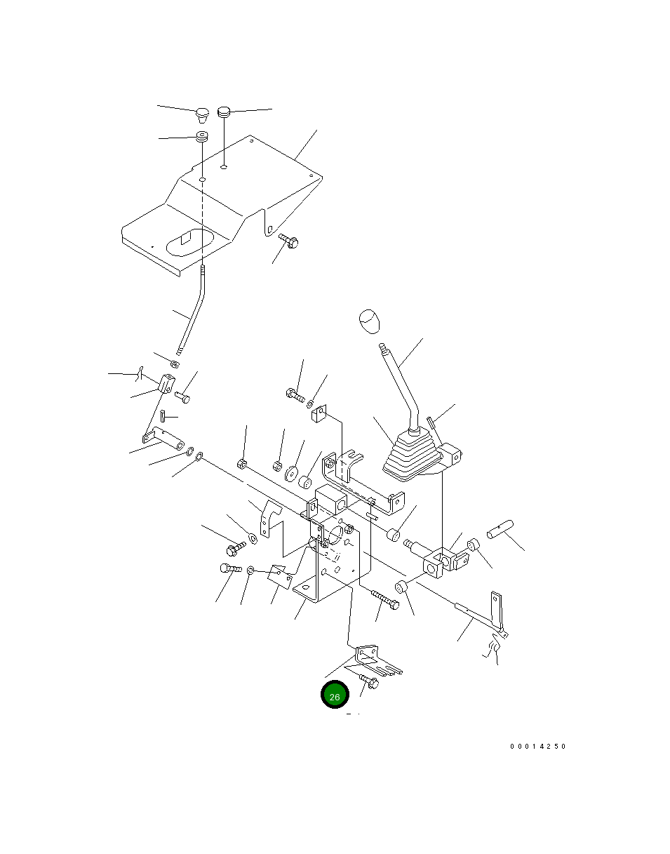 Кронштейн 363-43-38310 Komatsu