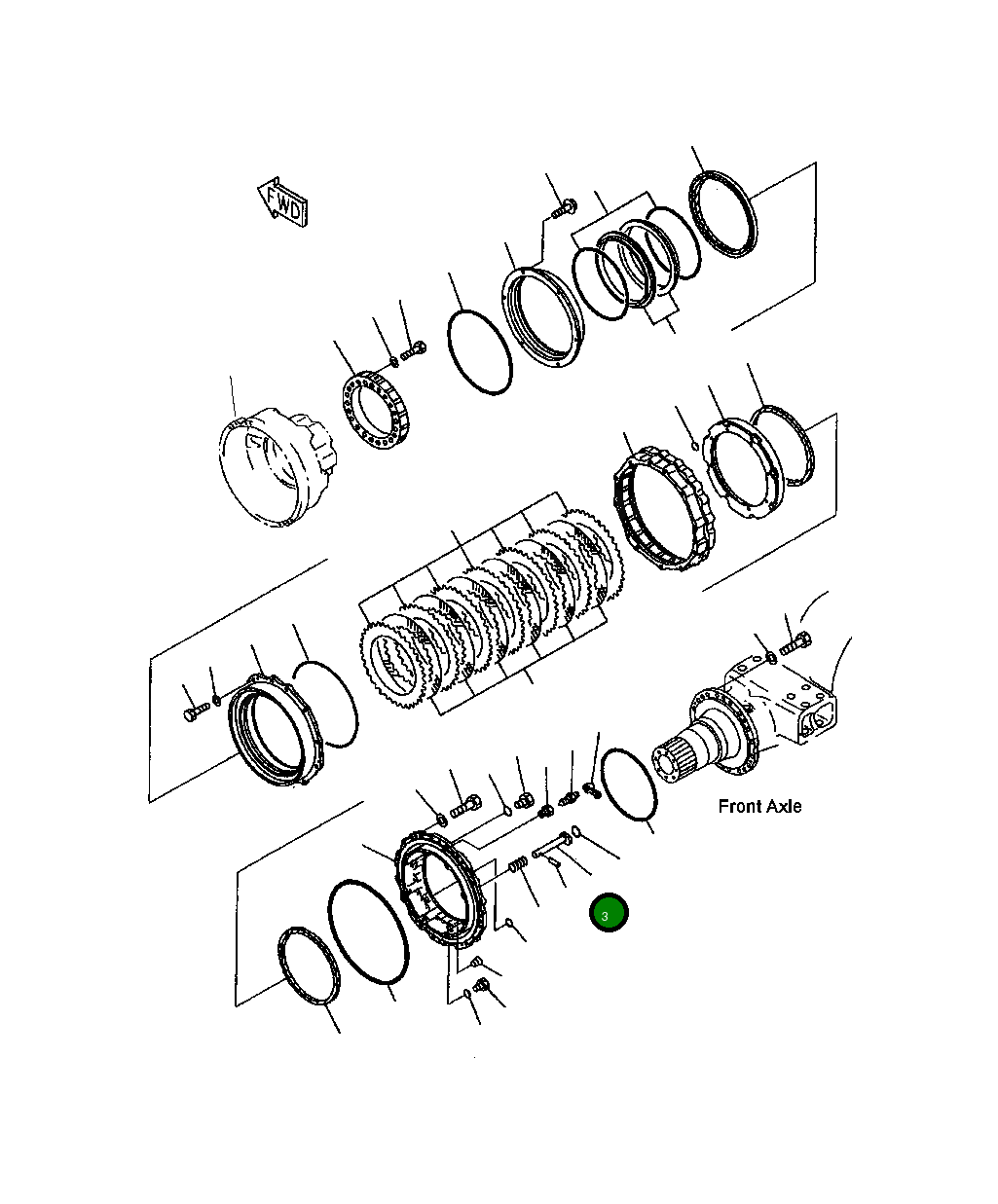 Направляющая 428-33-11610 Komatsu