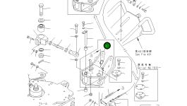 Кронштейн 2694-6-26302 Komatsu